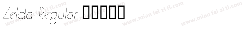 Zelda Regular字体转换